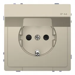 Розетка Schneider Electric Merten D-Life 16A с/з и крышкой MTN2314-6033