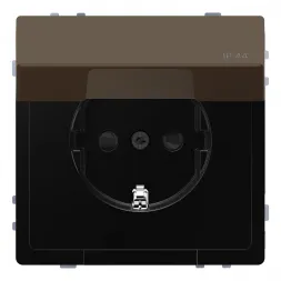 Розетка Schneider Electric Merten D-Life 16A с/з и крышкой MTN2314-6052