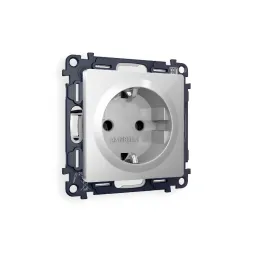 Комплект механизма розетки с/з на винтовых зажимах Ambrella Volt Alfa MA406010