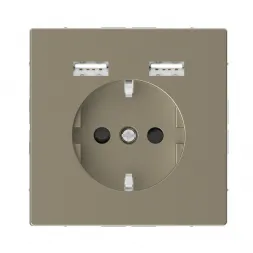 Розетка компьютерная USBx2 Schneider Electric Merten D-Life MTN2366-6033