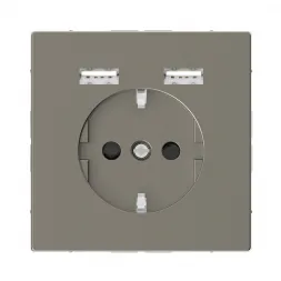 Розетка компьютерная USBx2 Schneider Electric Merten D-Life MTN2366-6050