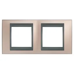 Рамка 2-постовая Schneider Electric Unica Top MGU66.004.296