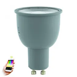 Лампа светодиодная диммируемая GU10 5W 2700-6500K серая 11671