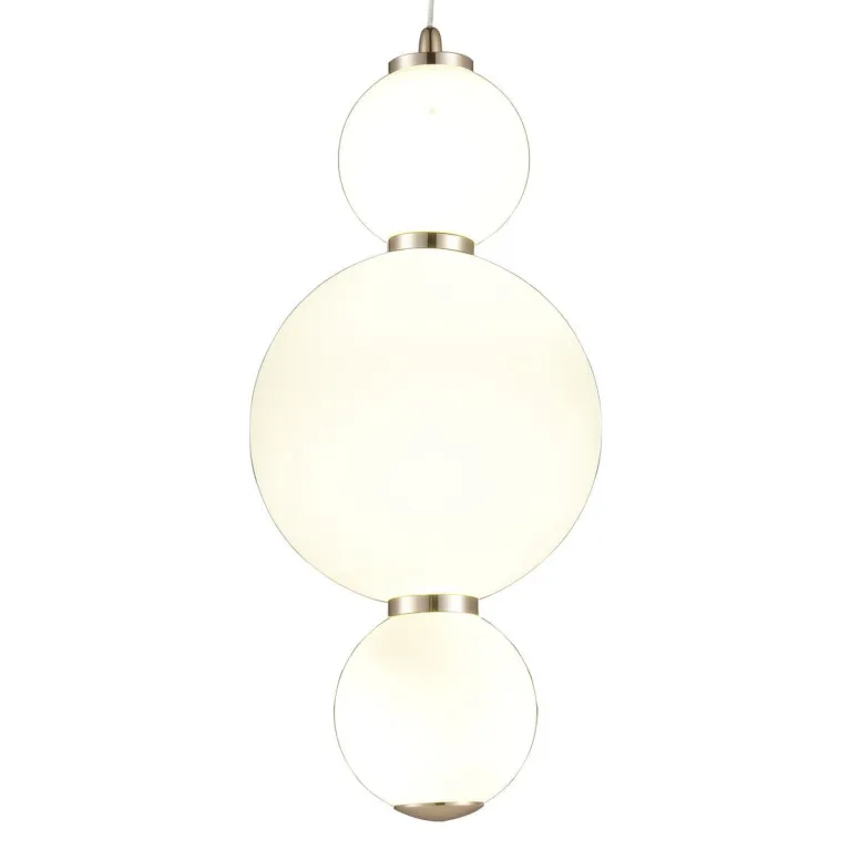 Подвесной светодиодный светильник Natali Kovaltseva Loft Led Lamps 81100/3C Gold White