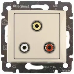 Розетка RCA Legrand Valena слоновая кость 774184
