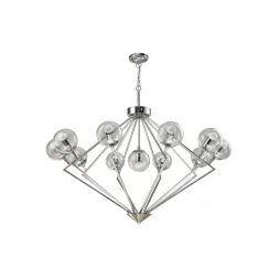 Подвесная люстра Crystal Lux FABRICIO SP11 CHROME/TRANSPARENTE