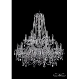 Подвесная люстра Bohemia Ivele 1411/12+6/300/h-93/2d/Ni