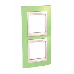 Рамка 2-постовая вертикальная Schneider Electric Unica Хамелеон MGU6.004V.563