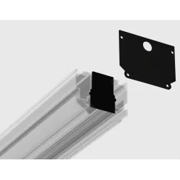 Комплект заглушек для магнитного шинопровода 2шт Ambrella Light Track System GL1066