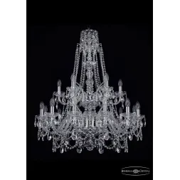 Подвесная люстра Bohemia Ivele 1411/12+6/300/XL-99/2d/Ni