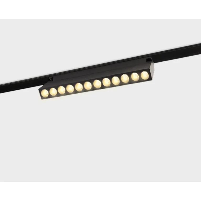 Трековый магнитный светильник Italline Atom IT012-5023 black 3000K