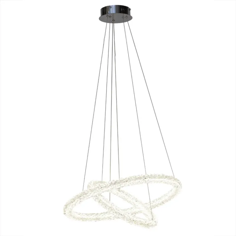 Подвесная люстра AM Group OVALE CH D600+400