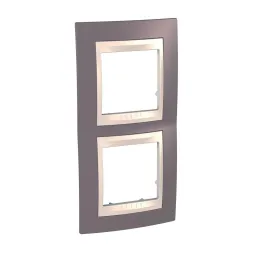 Рамка 2-постовая вертикальная Schneider Electric Unica Хамелеон MGU6.004V.576