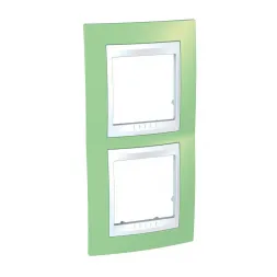 Рамка 2-постовая вертикальная Schneider Electric Unica Хамелеон MGU6.004V.863