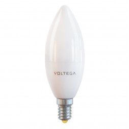 Лампа светодиодная Voltega E14 10W 2800К матовая VG2-C37E14warm10W 7064