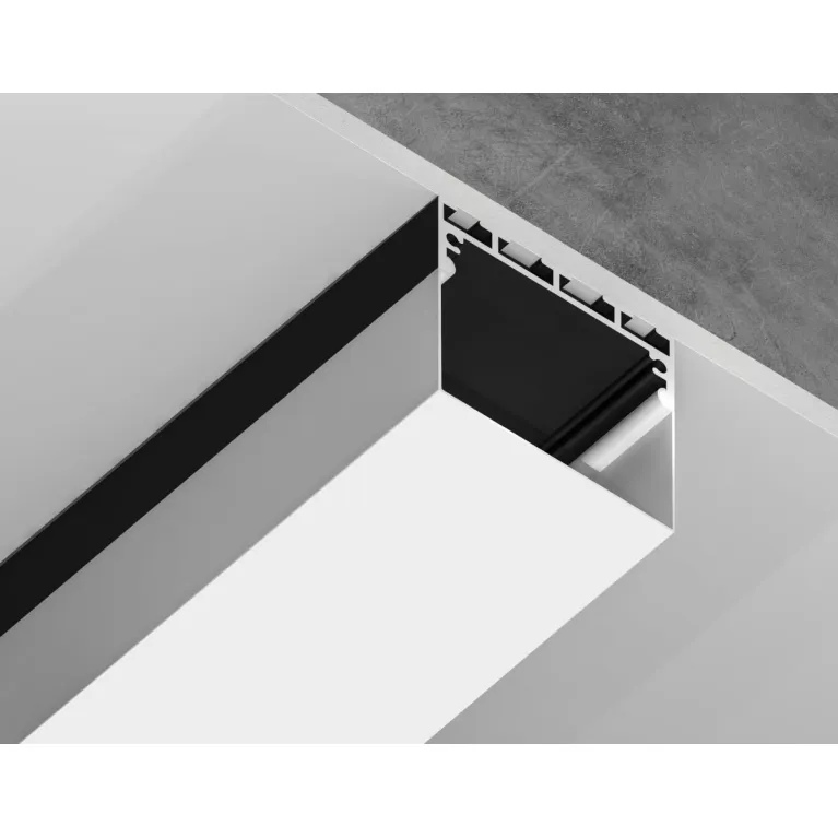 Алюминиевый профиль накладной/подвесной для светодиодной ленты Ambrella Light Illumination GP3070BK