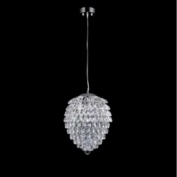 Подвесная люстра Crystal Lux CHARME SP4 CHROME/TRANSPARENT