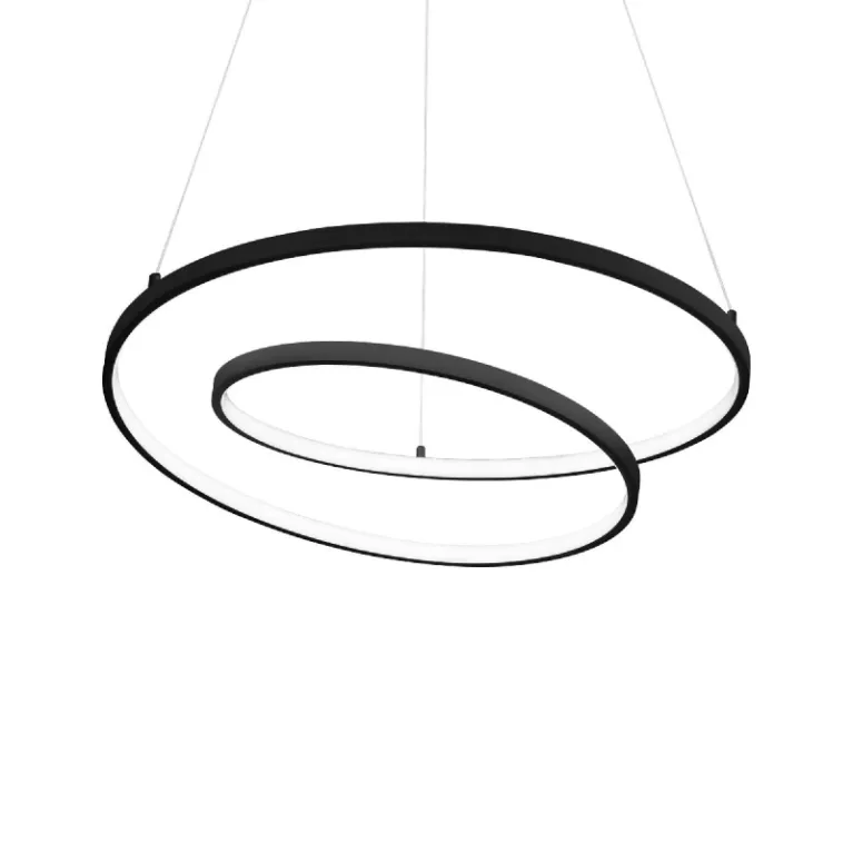 Подвесная люстра Ideal lux OZ SP D80 ON-OFF NERO 269450
