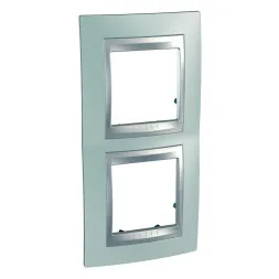 Рамка 2-постовая вертикальная Schneider Electric Unica Top MGU66.004V.094