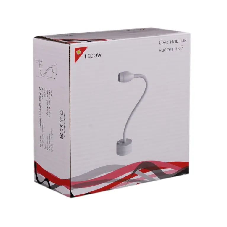 Гибкое бра Reluce 86200-9.2-001MN LED3W WT