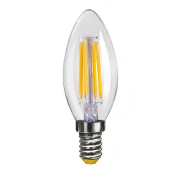 Лампа светодиодная филаментная E14 4W 2800К прозрачная VG10-C1E14warm4W-F 6997