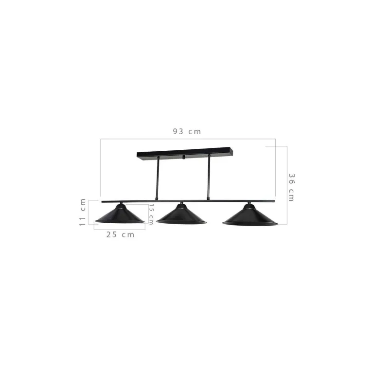 Подвесная люстра Toplight Lilian TL1611H-03BK