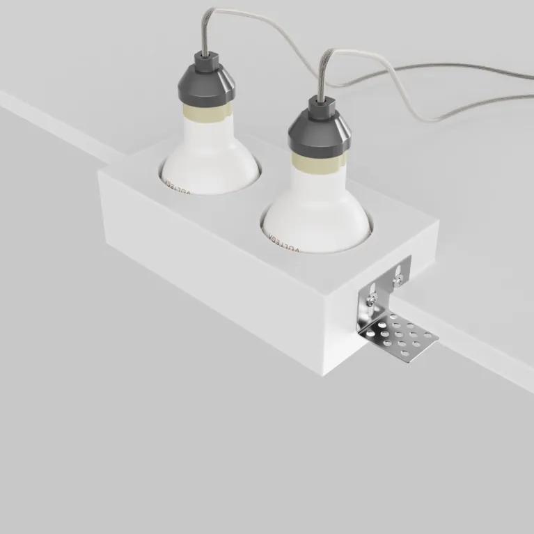 Встраиваемый светильник Maytoni Technical Gyps Modern DL131-GU10-02-W