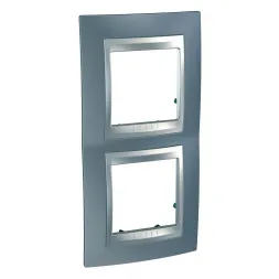 Рамка 2-постовая вертикальная Schneider Electric Unica Top MGU66.004V.097