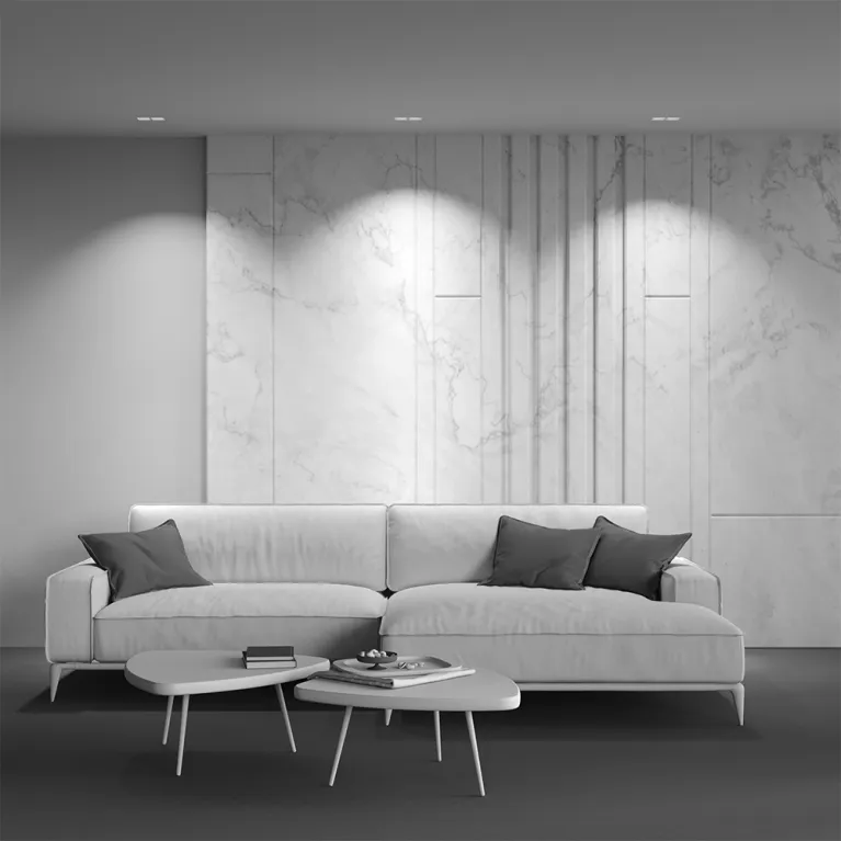 Встраиваемый светильник Maytoni Technical Gyps Modern DL131-GU10-02-W