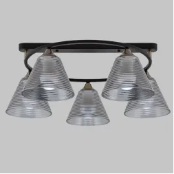 Потолочная люстра IMEX MD.5948-5-S-BK+AB