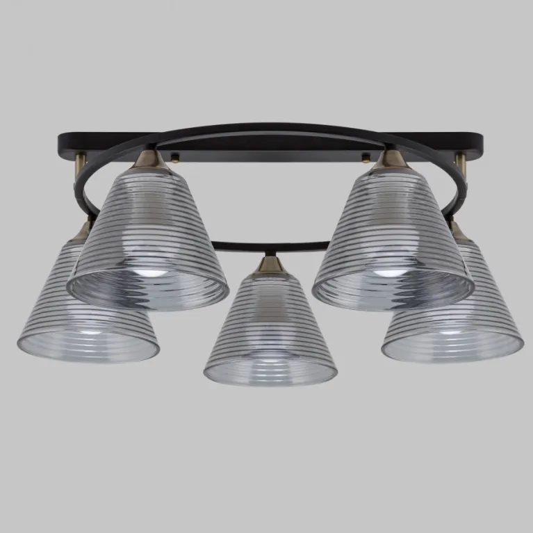Потолочная люстра IMEX MD.5948-5-S-BK+AB