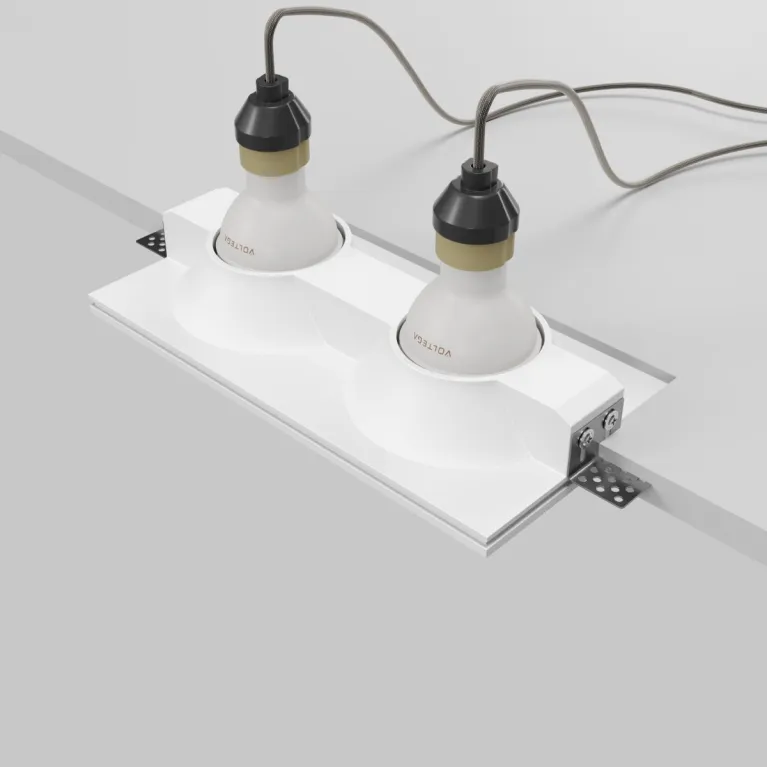 Встраиваемый светильник Maytoni Technical Gyps Modern DL129-GU10-02-W