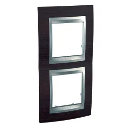 Рамка 2-постовая вертикальная Schneider Electric Unica Top MGU66.004V.0M3