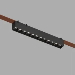 Трековый однофазный светильник Denkirs Belty grill DK5670-BK Трековый однофазный светильник Denkirs Belty grill DK5670-BK