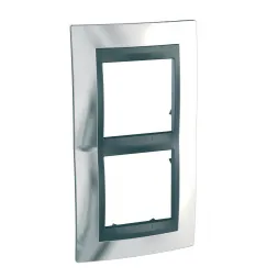 Рамка 2-постовая вертикальная Schneider Electric Unica Top MGU66.004V.210