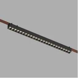 Трековый однофазный светильник Denkirs Belty grill DK5672-BK Трековый однофазный светильник Denkirs Belty grill DK5672-BK