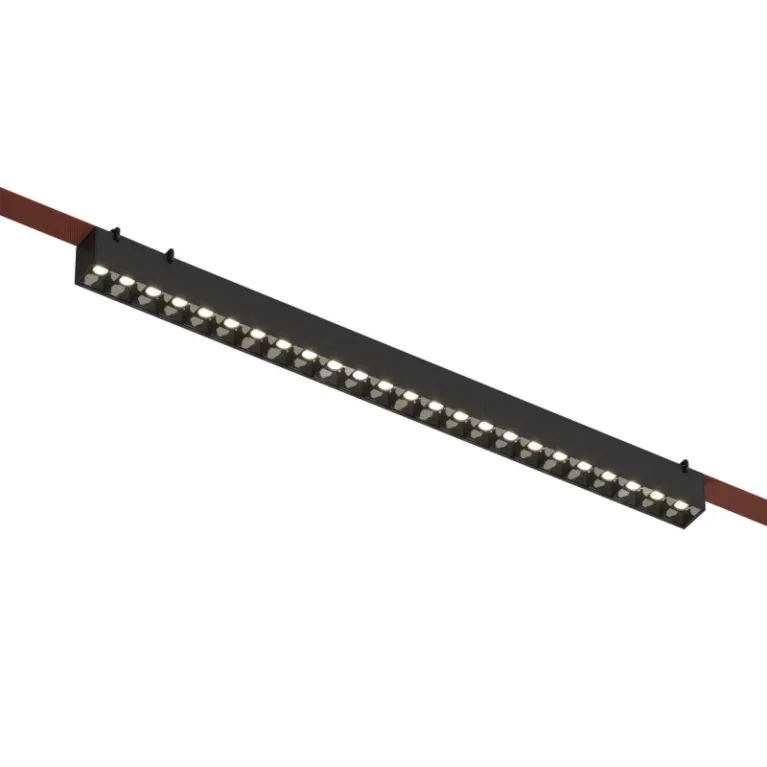 Трековый однофазный светильник Denkirs Belty grill DK5672-BK Трековый однофазный светильник Denkirs Belty grill DK5672-BK