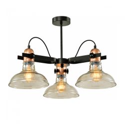 Люстра на штанге IMEX Master MD.20552-3-S-BK+AB