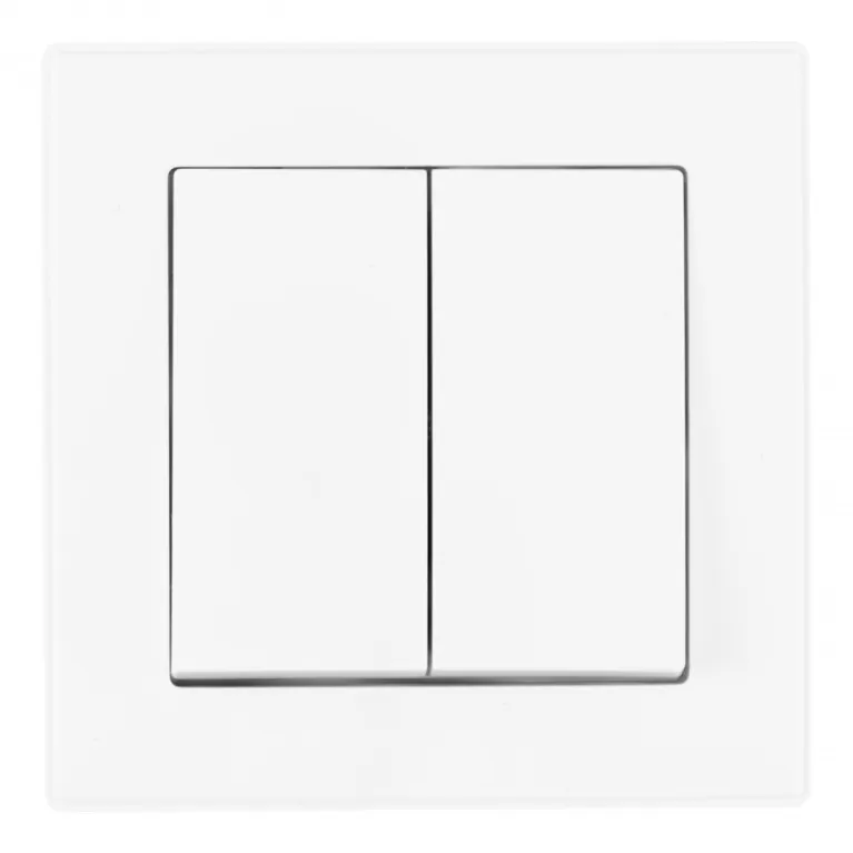 Выключатель двухклавишный Arte Milano SET06-1-30-2 white