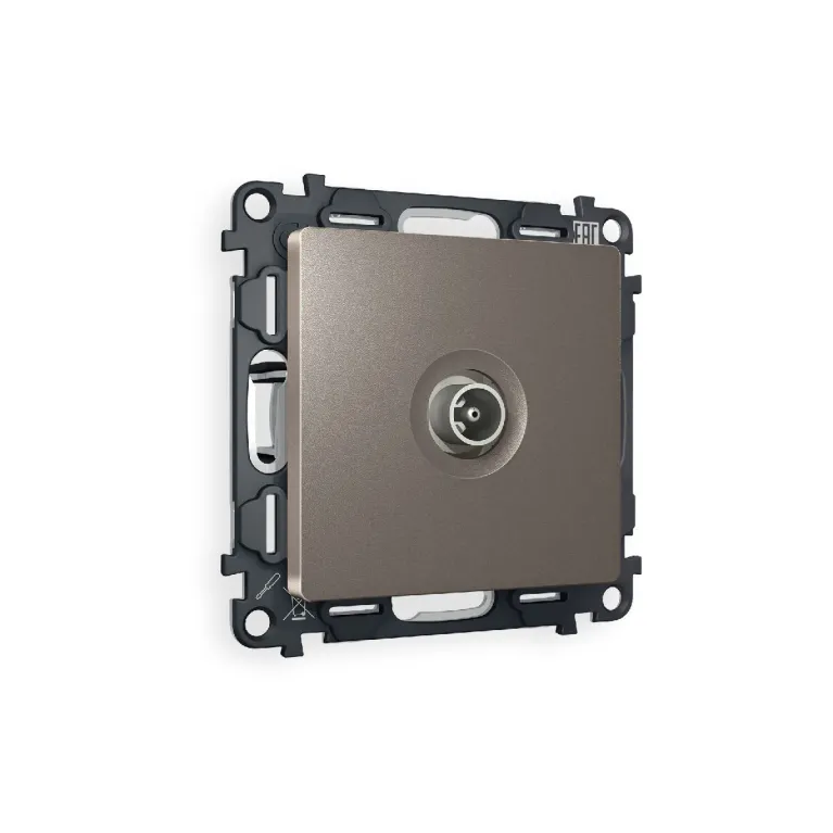 Комплект механизма TV розетки проходной 5-1000 MHz 4dB Ambrella Volt Alfa MA643030