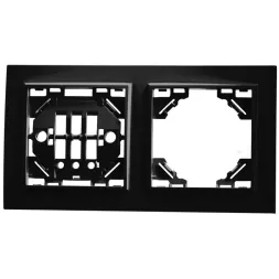 Рамка 2-местная горизонтальная Stekker PFR00-9002-03 39483