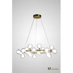 Подвесная люстра AM Group AM470 D700 POLISHED GOLD
