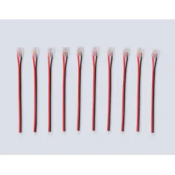 Соединитель гибкий односторонний Ambrella Light COB 12/24V для лент 8/10mm (2 конт.) (10шт.) GS7375