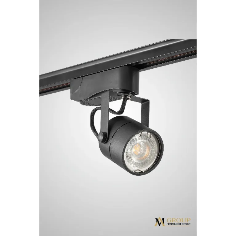 Трековый однофазный светильник AM Group AM232 BK