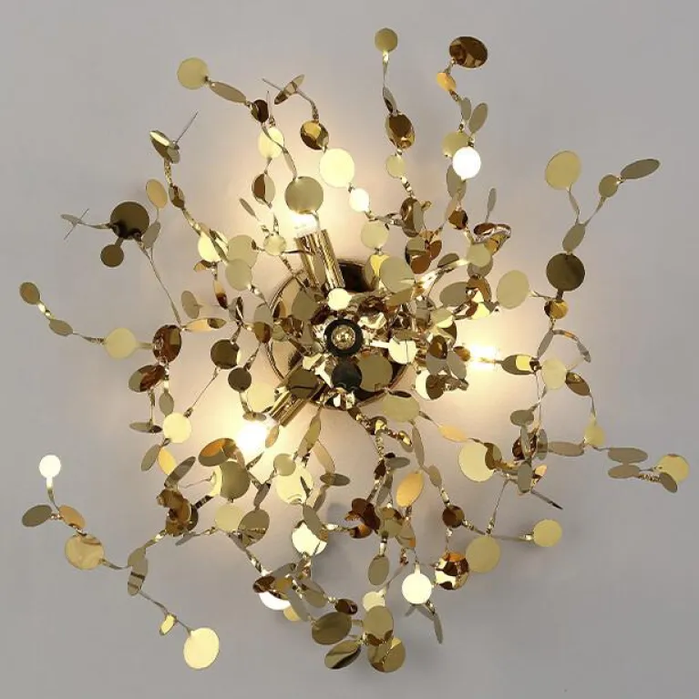 Бра Crystal Lux GARDEN AP-PL3 D400 GOLD