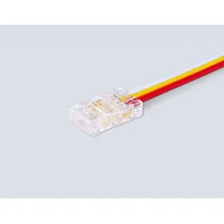 Соединитель гибкий односторонний Ambrella Light COB CCT 12/24V для лент 8mm (3 конт.) (5шт.) GS7406