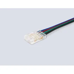 Соединитель гибкий односторонний COB RGB 12/24V для лент 10mm (4 конт.) (5шт. в комплекте) GS7411