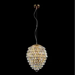 Подвесная люстра Crystal Lux CHARME SP6 GOLD/TRANSPARENT