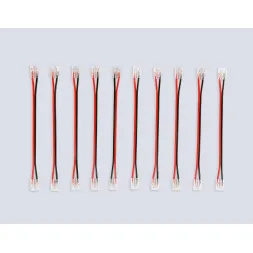 Соединитель гибкий двухсторонний Ambrella Light COB 12/24V для лент 8/10mm (2 конт.) (10шт.) GS7895