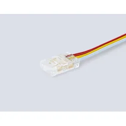 Соединитель гибкий двухсторонний Ambrella Light COB CCT 12/24V для лент 8mm (3 конт.) (5шт.) GS7911